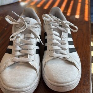 adidas White and Black Women's Sneakers